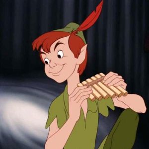 Peter Pan suona il flauto di canne (film Disney, 1953).